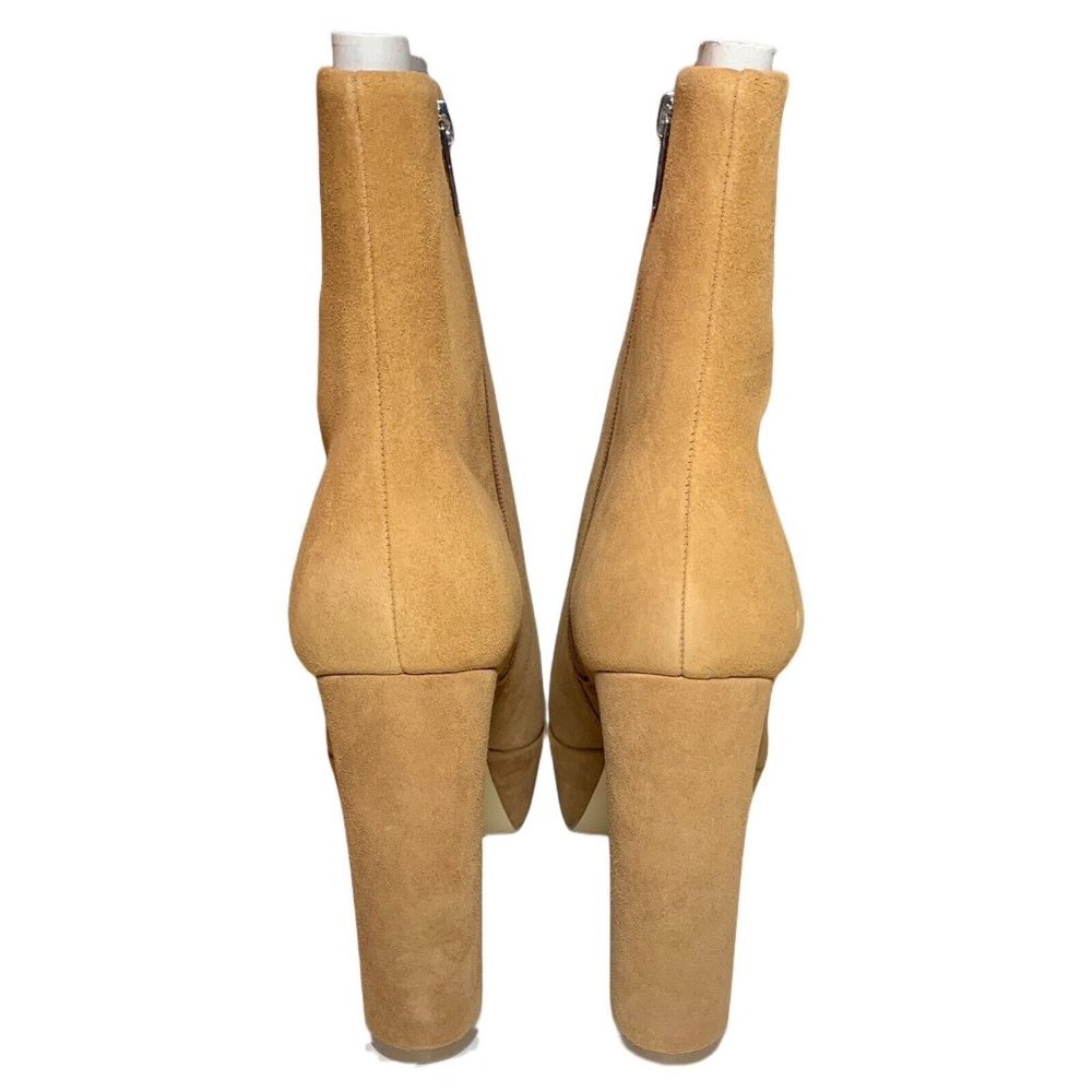 MARC FISHER Women's Caled Platform Boot Tan Suede Brand New w/box - Picture 4 of 7